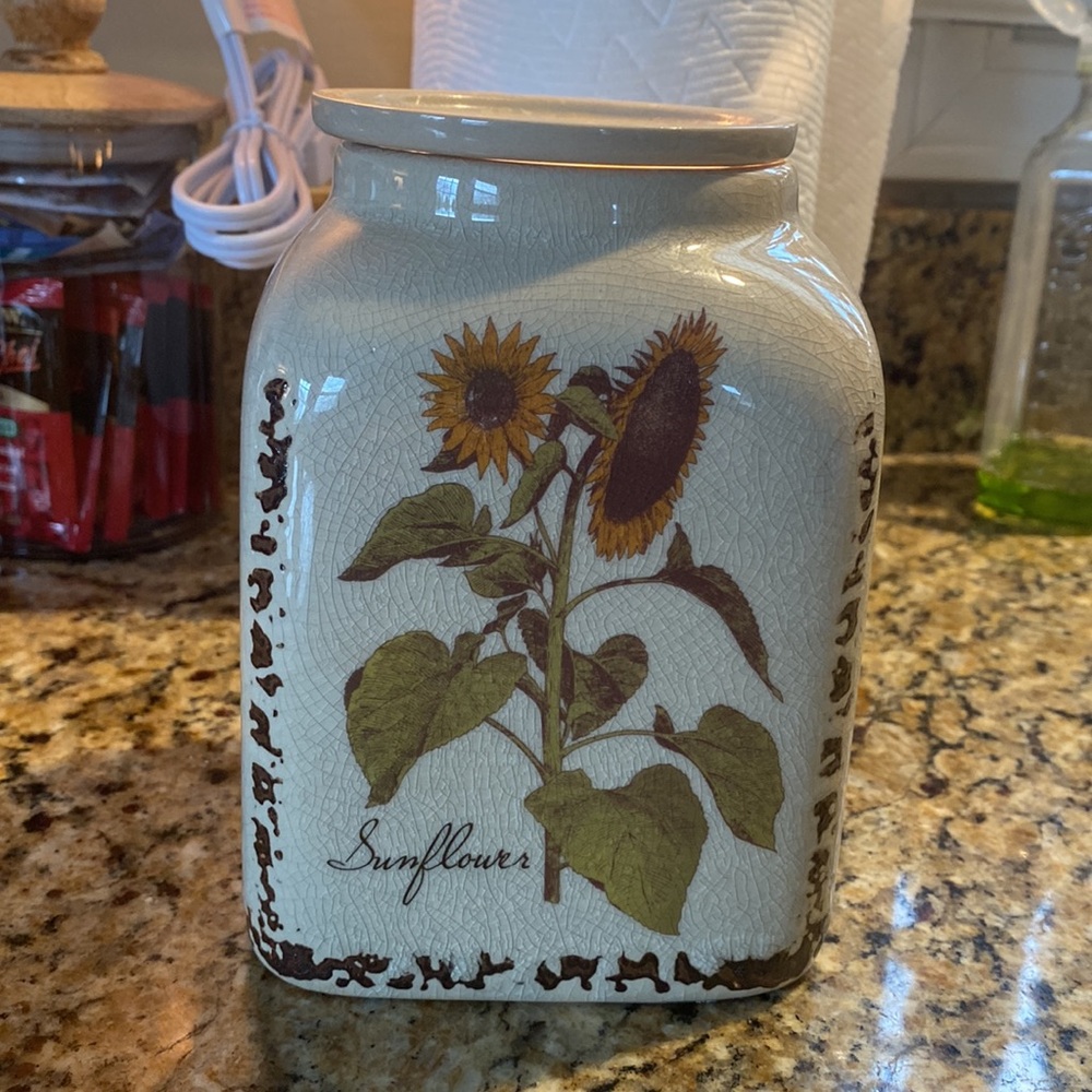 Rustic sunflower, Scentsy warmer